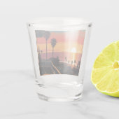 SONNENVERKEHR IN SANTA MONICA #1 SCHNAPSGLAS (Rückseite)