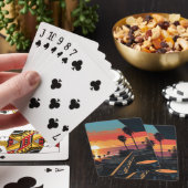 SONNENVERKEHR IN SANTA MONICA #1 SPIELKARTEN (In Situ)