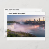 SONNENVERKEHR, NIAGARA FALLS, KANADA POSTKARTE (Vorne/Hinten)