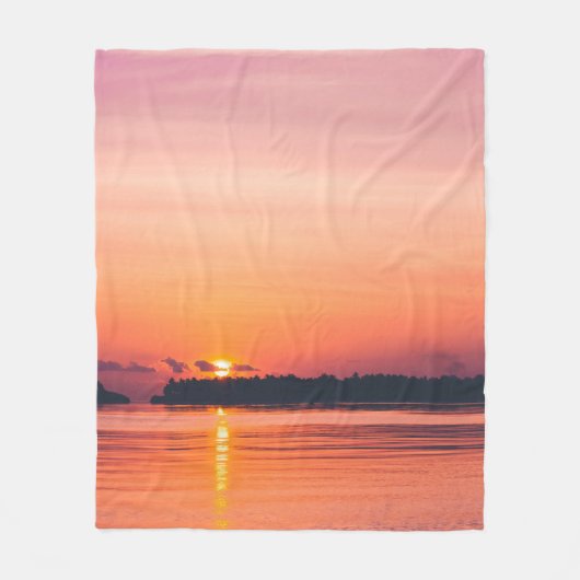 SONNENVERKEHR ÜBER HORIZON FLEECEDECKE (Vorderseite)