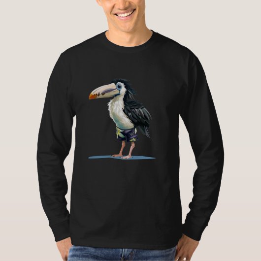 Sonnenvogel des Paradieses mit schwimmenden Trunks T-Shirt (Vorderseite)