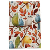 Sonnenvögel (Frühjahrswald) Mittlere Geschenktüte (Rückseite)