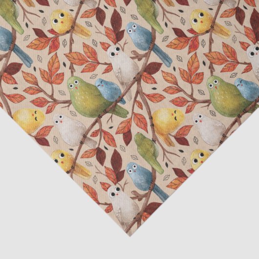 Sonnenvögel (Sapling) Seidenpapier (Detail)