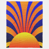 Sonnenwand Fleecedecke (Vorderseite)