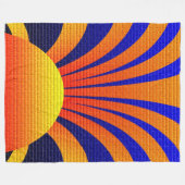 Sonnenwand Fleecedecke (Vorderseite (Horizontal))