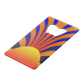 Sonnenwand Geldkarten Flaschenöffner (Rückseite Schrägansicht)