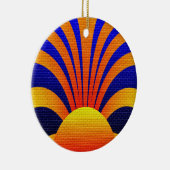 Sonnenwand Keramik Ornament (Rechts)