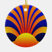 Sonnenwand Keramik Ornament (Vorne)