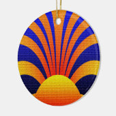 Sonnenwand Keramik Ornament (Links)