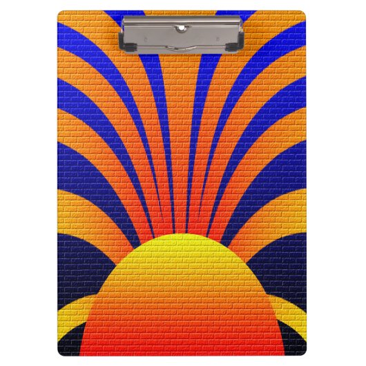 Sonnenwand Klemmbrett (Vorderseite)