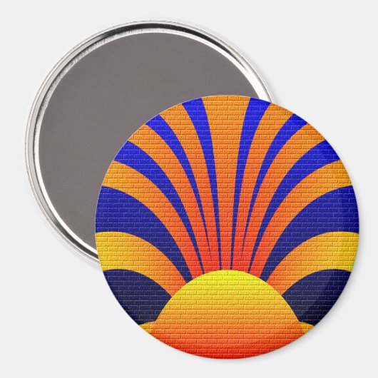 Sonnenwand Magnet (Vorderseite/Rückseite)