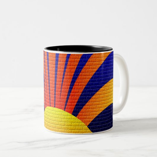 Sonnenwand Zweifarbige Tasse (VorderseiteRechts)