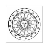 Sonnenwappen. Permastempel (Design)