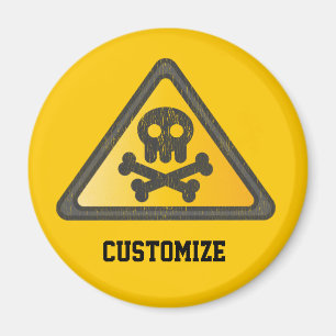 Sonnenwarnung SignThunder_Cove Magnet