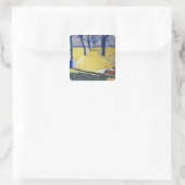 Sonnenwaschen, 1905 quadratischer aufkleber (Tasche)