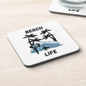 Sonnenwasserwelle Getränkeuntersetzer (Linke Seite)