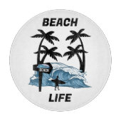 Sonnenwasserwelle Schneidebrett (Vorderseite)