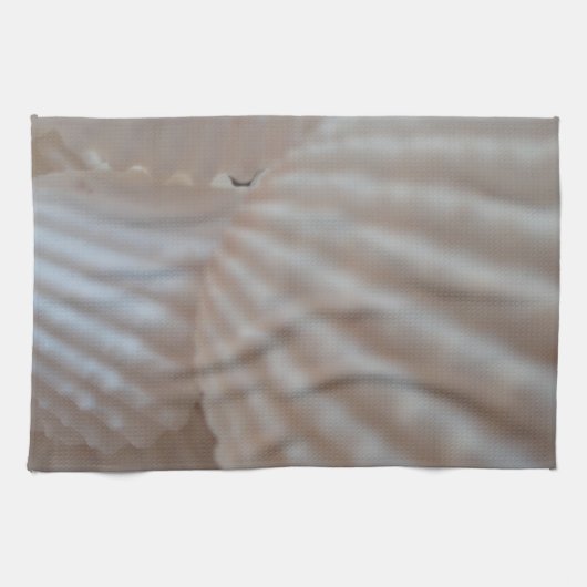 Sonnenweiße Muscheln, Sea Muschel Beach Sommer Lie Handtuch (Horizontal)