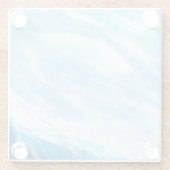 Sonnenwelle Glasuntersetzer (Rückseite)