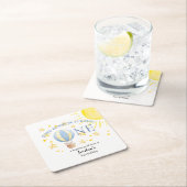 Sonnenwende 1. Geburtstag um die Sonnenjungen Rechteckiger Pappuntersetzer (Vor Ort)