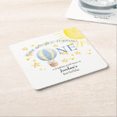 Sonnenwende 1. Geburtstag um die Sonnenjungen Rechteckiger Pappuntersetzer (angewinkelt)