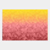 Sonnenwende-Blüte Geschenkpapier Set (Vorderseite)