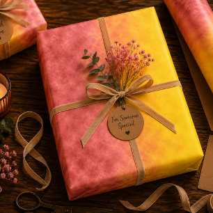 Sonnenwende-Blüte Geschenkpapier Set