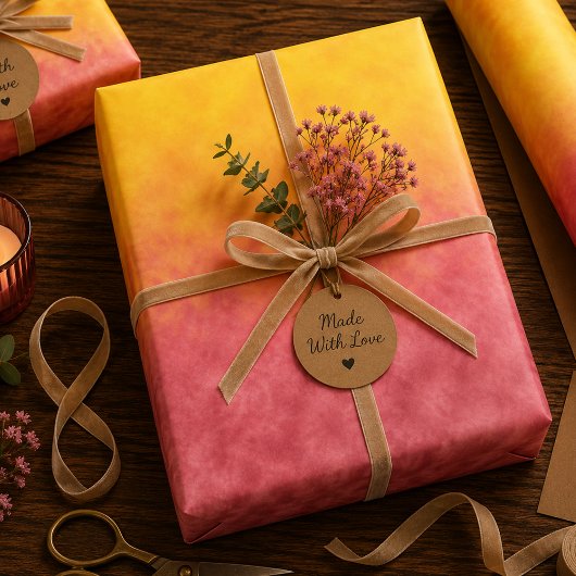 Sonnenwende-Blüte Geschenkpapier Set