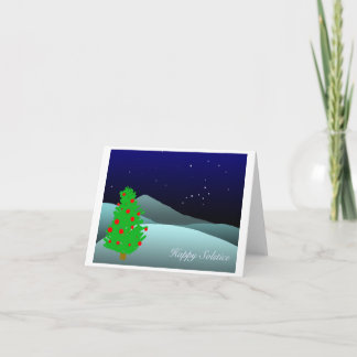 Sonnenwende Feiertagskarte