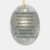 Sonnenwende-Gott und Göttin Keramikornament (Hinten)