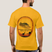 Sonnenwende-Insel-Trichter T-Shirt (Rückseite)
