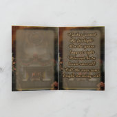 Sonnenwende-NachtKätzchen Feiertagskarte (Innenseite)