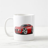 Sonnenwende-Rot-Auto Kaffeetasse (Links)