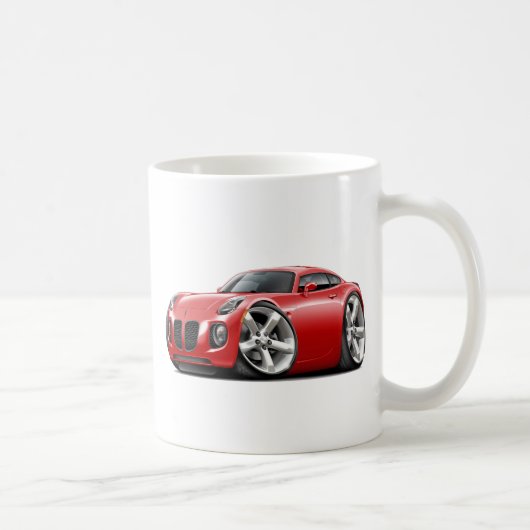 Sonnenwende-Rot-Auto Kaffeetasse (Rechts)