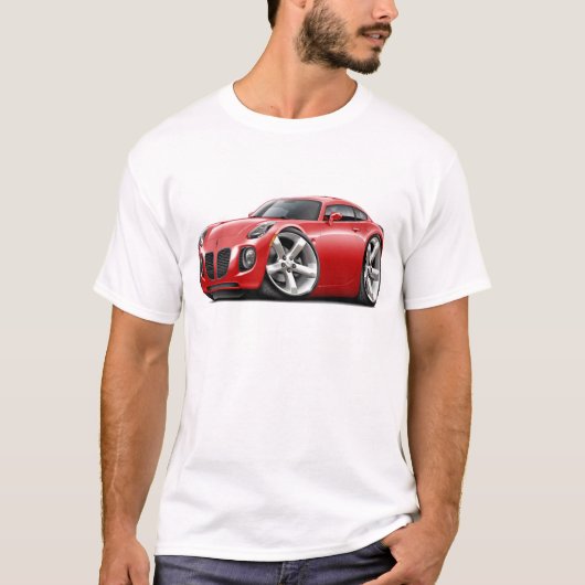 Sonnenwende-Rot-Auto T-Shirt (Vorderseite)