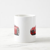 Sonnenwende-rotes Kabriolett Kaffeetasse (Mittel)