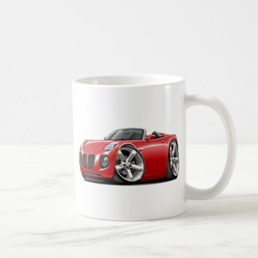 Sonnenwende-rotes Kabriolett Kaffeetasse (Rechts)
