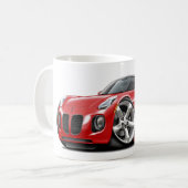 Sonnenwende-rotes Kabriolett Kaffeetasse (Vorderseite Links)