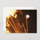 SONNENWENDFEUER IN STAUDEN BEI OBERNDORF POSTKARTE (Vorne/Hinten)