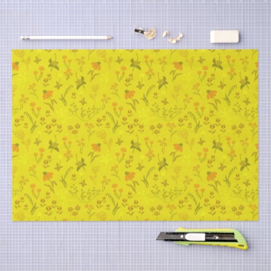 Sonnenwiese-Blume Seidenpapier (Handwerk)