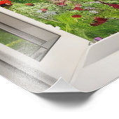 Sonnenwiese-Fensteransicht Fotodruck (Ecke)