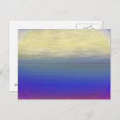 Sonnenwolkenwellen Postkarte (Vorne/Hinten)