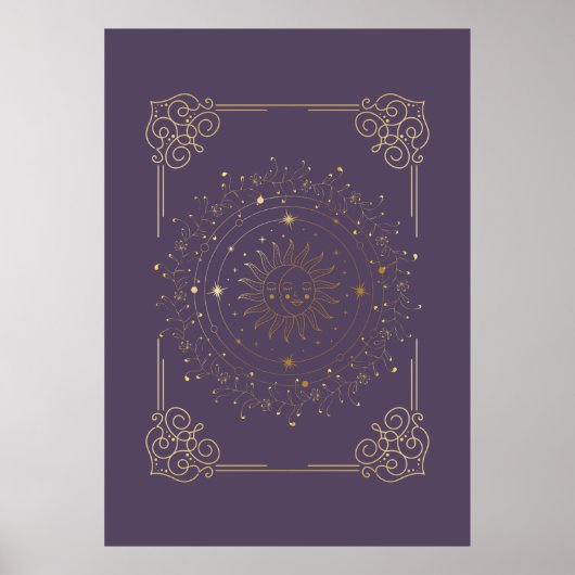 Sonnenzauber, Hexe Poster (Vorne)