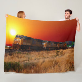 SONNENZUG FLEECEDECKE