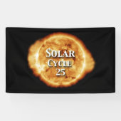 Sonnenzyklus 25 Active Sun Banner (Horizontal)