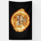 Sonnenzyklus 25 Active Sun Banner (Vertikal)