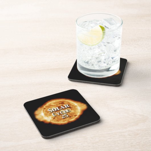 Sonnenzyklus 25 Active Sun Getränkeuntersetzer (Rechte Seite)