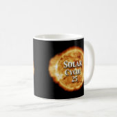 Sonnenzyklus 25 Active Sun Kaffeetasse (VorderseiteRechts)