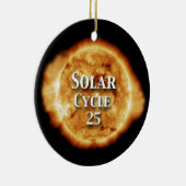 Sonnenzyklus 25 Active Sun Keramik Ornament (Rechts)