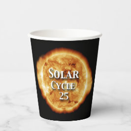 Sonnenzyklus 25 Active Sun Pappbecher